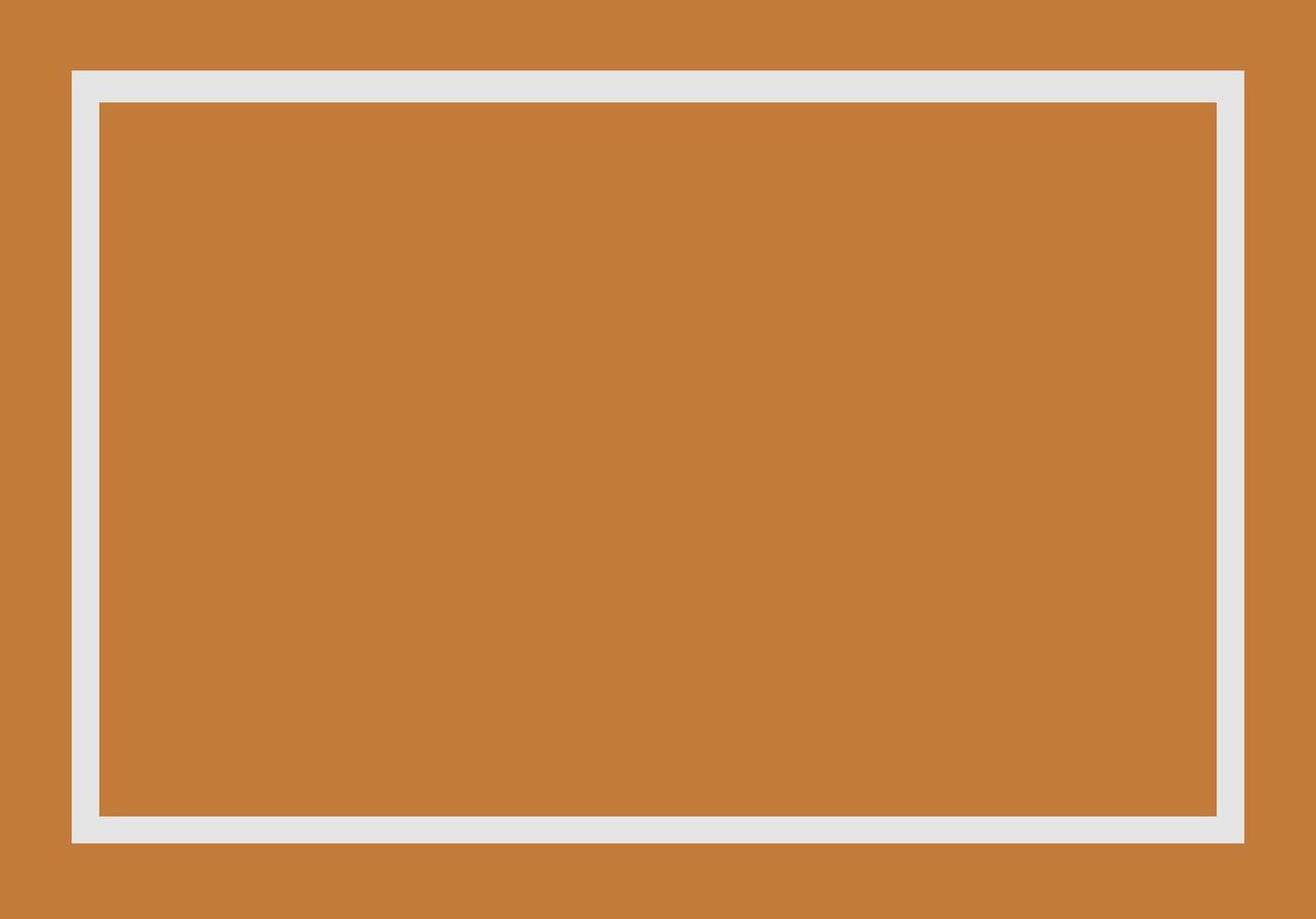 Minimalist Orange color frame design perfect for showcasing artwork, photos, or text vector
