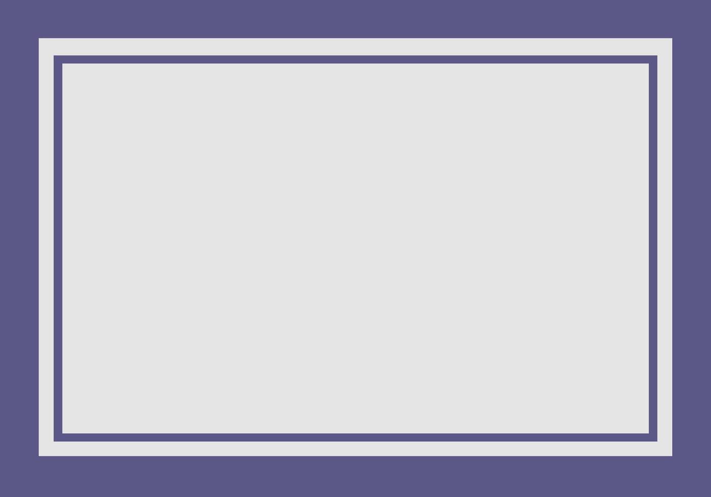 Minimalist Violet color frame design perfect for showcasing artwork, photos, or text vector