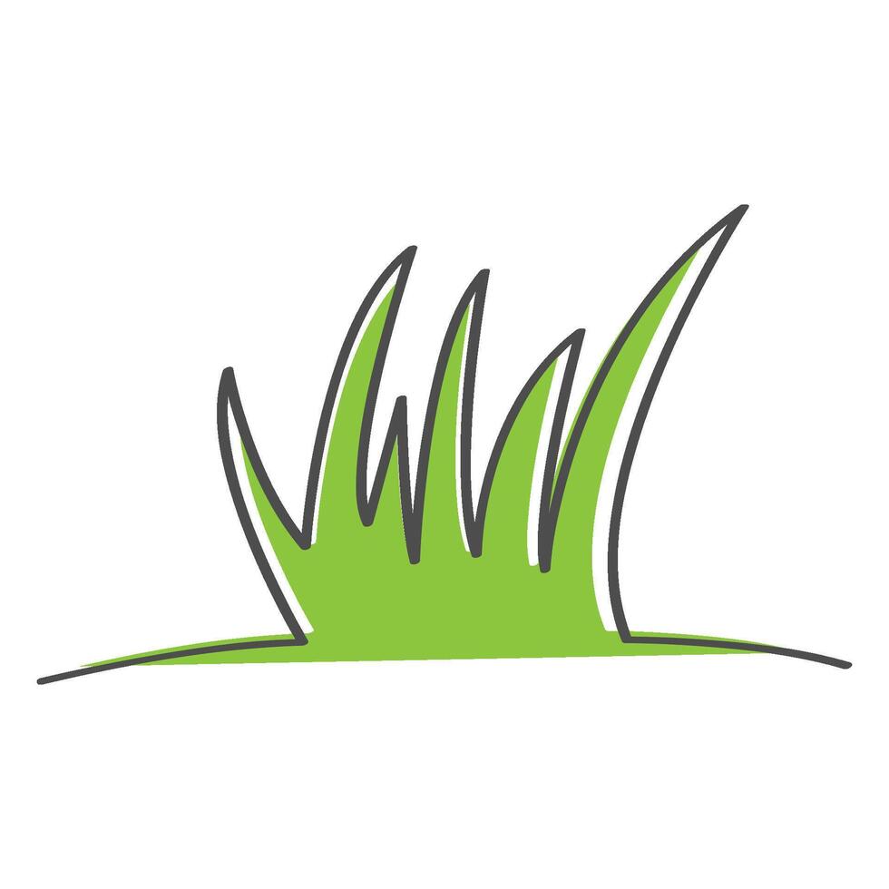 grass illustration design vector