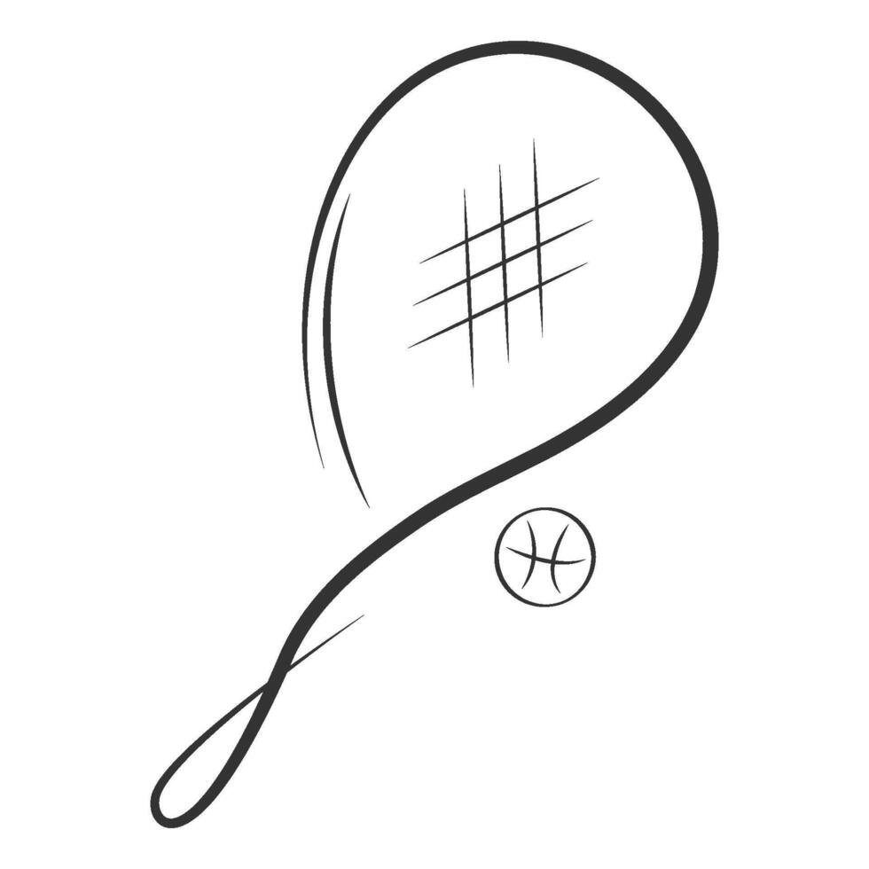 tennis illustration design vector