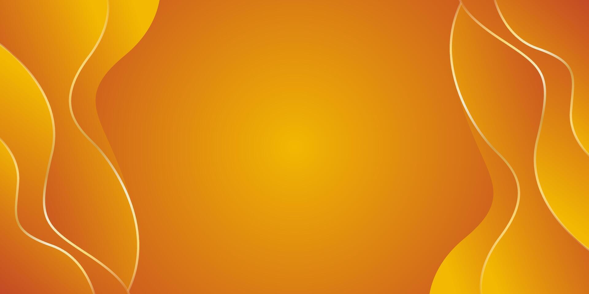 Abstract creative orange gradient background vector