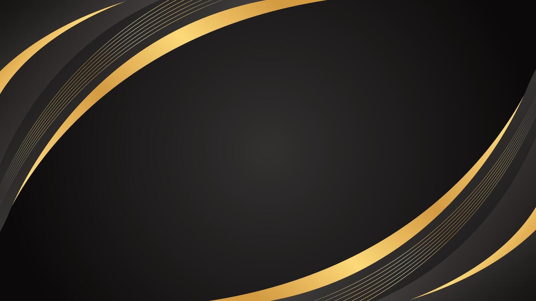 A black and gold background with gold dots Abstract Emerald color celestial background vector