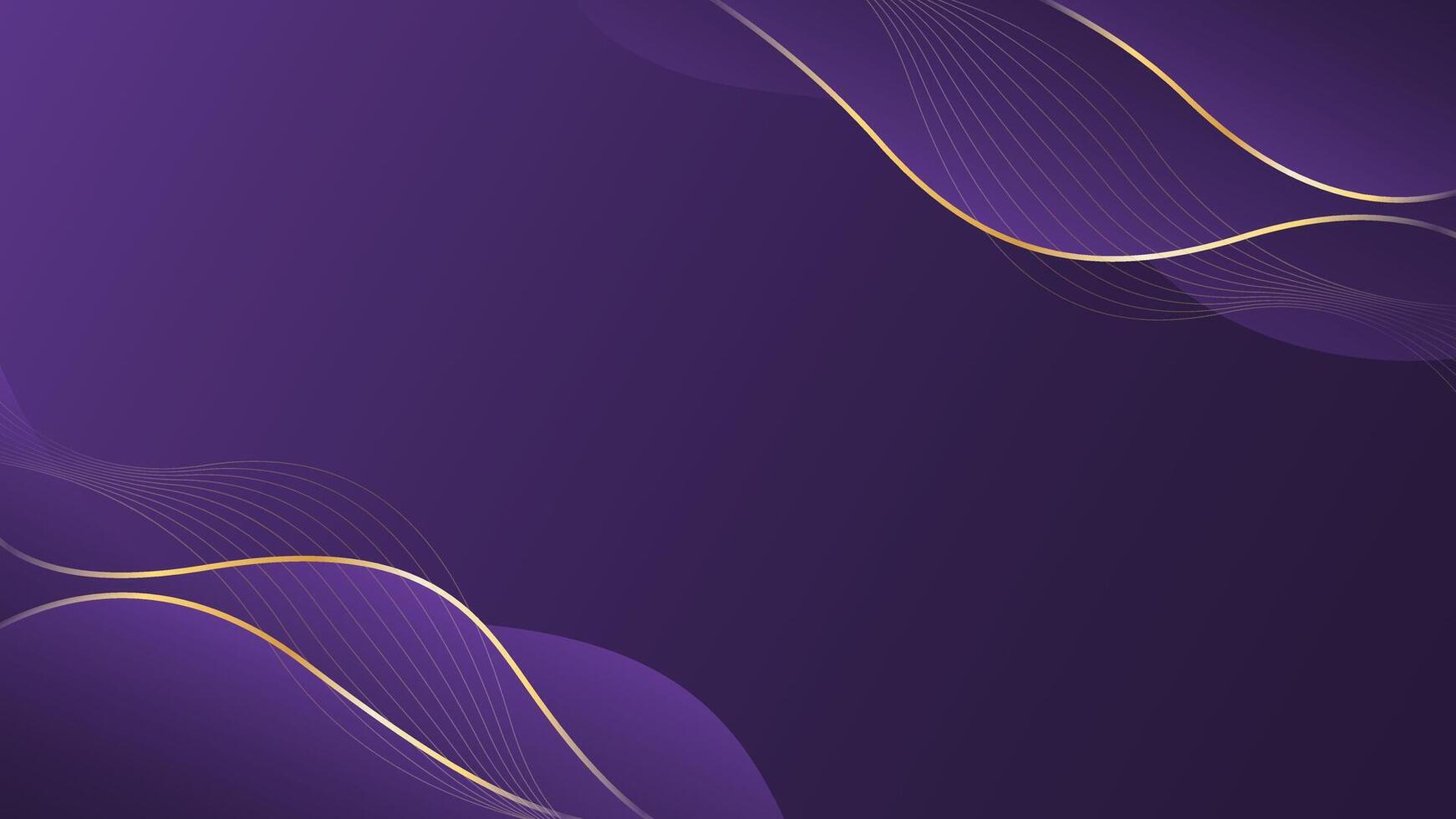 Elegant Purple gradient luxury wave background . Abstract wallpaper vector
