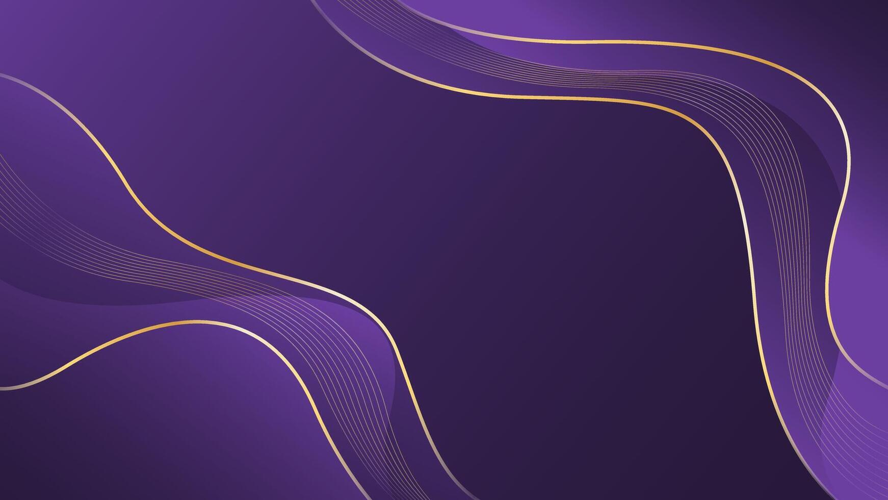Purple gradient wave background . Abstract wallpaper vector