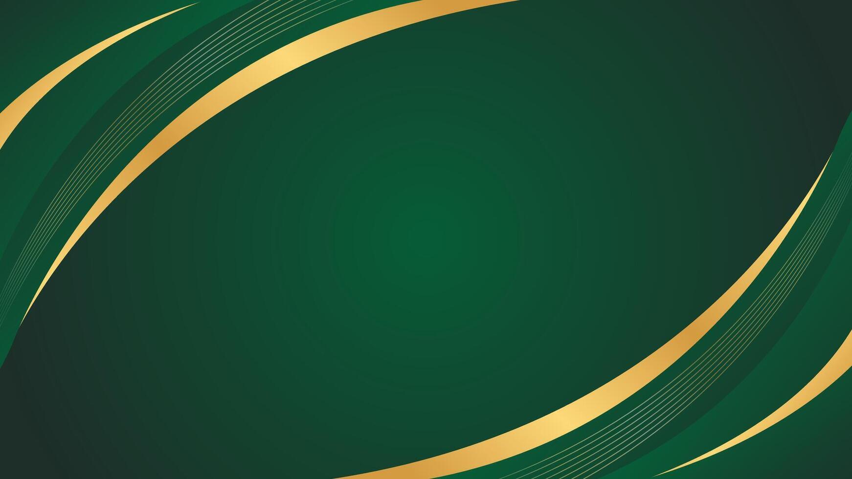A dark green and gold background with gold dots Abstract Emerald color celestial background vector