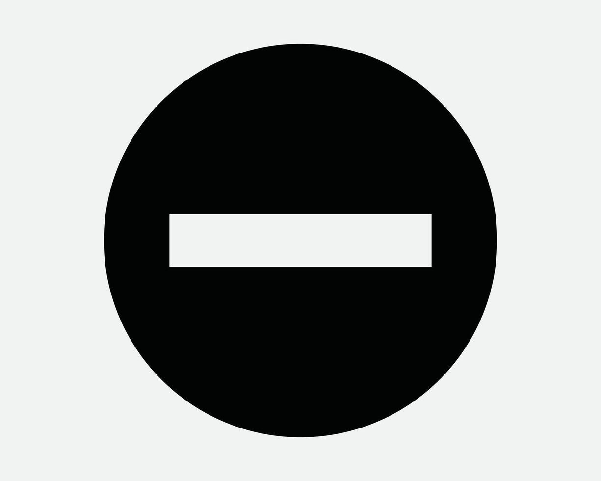 No Entry Entrance Prohibited Banned Ban Not Allowed Enter Caution Law Rule Restricted Deny Road Traffic Sign Icon SVG Shape Outline Black White vector
