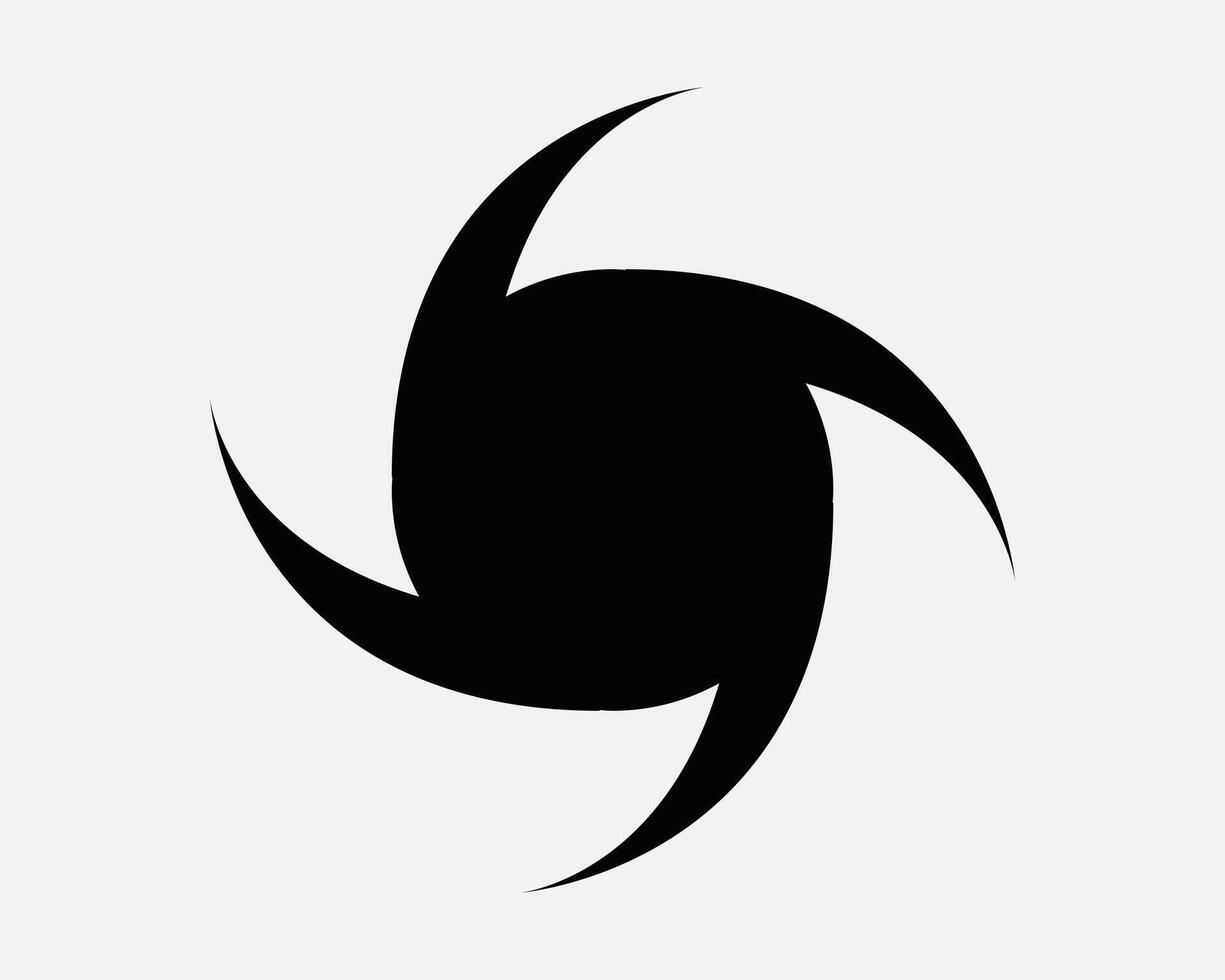 Twister Spin Spiral Tornado Vortex Spinning Explode Whirl Spinner Twist Swirl Rotate Rotation Circular Icon Sign SVG Shape Outline Black White vector