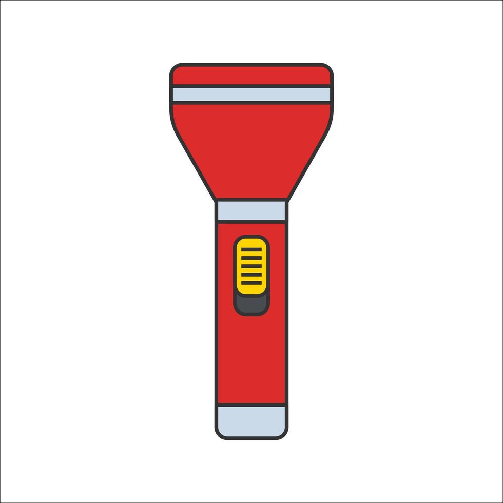 Flashlight Icon Illustration vector