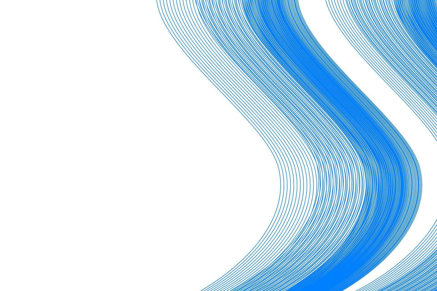 Background with blue wave stock illustration vector