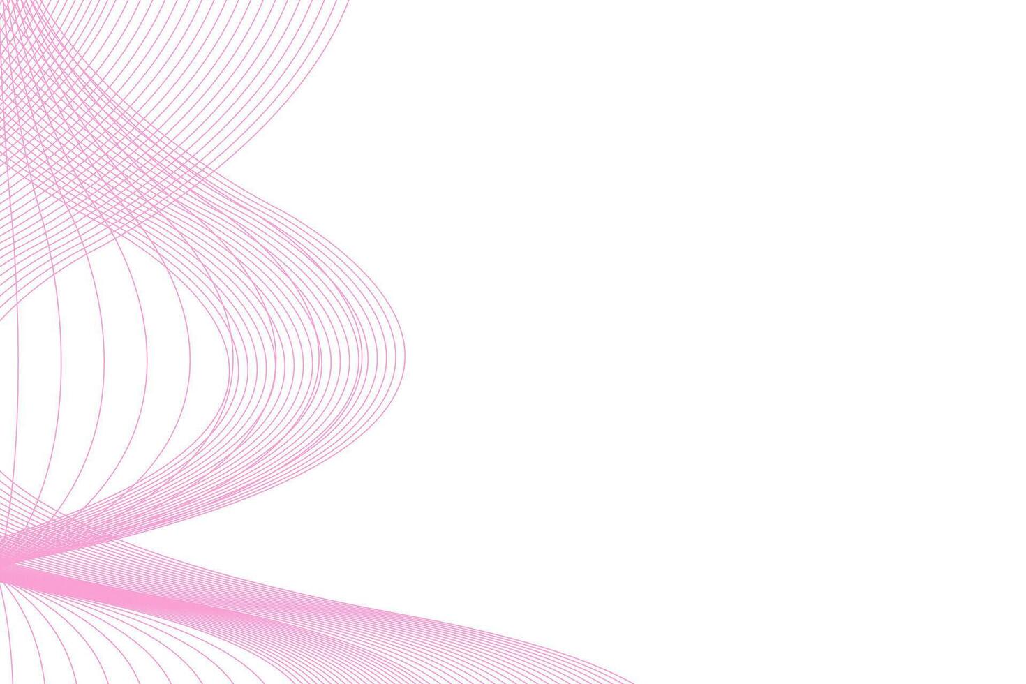 Soft Pink Wave Line Abstract Background vector