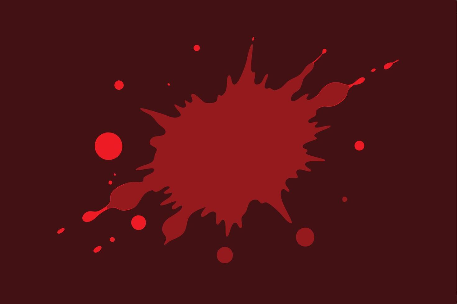 Red Ink Splat Abstract Design Background vector