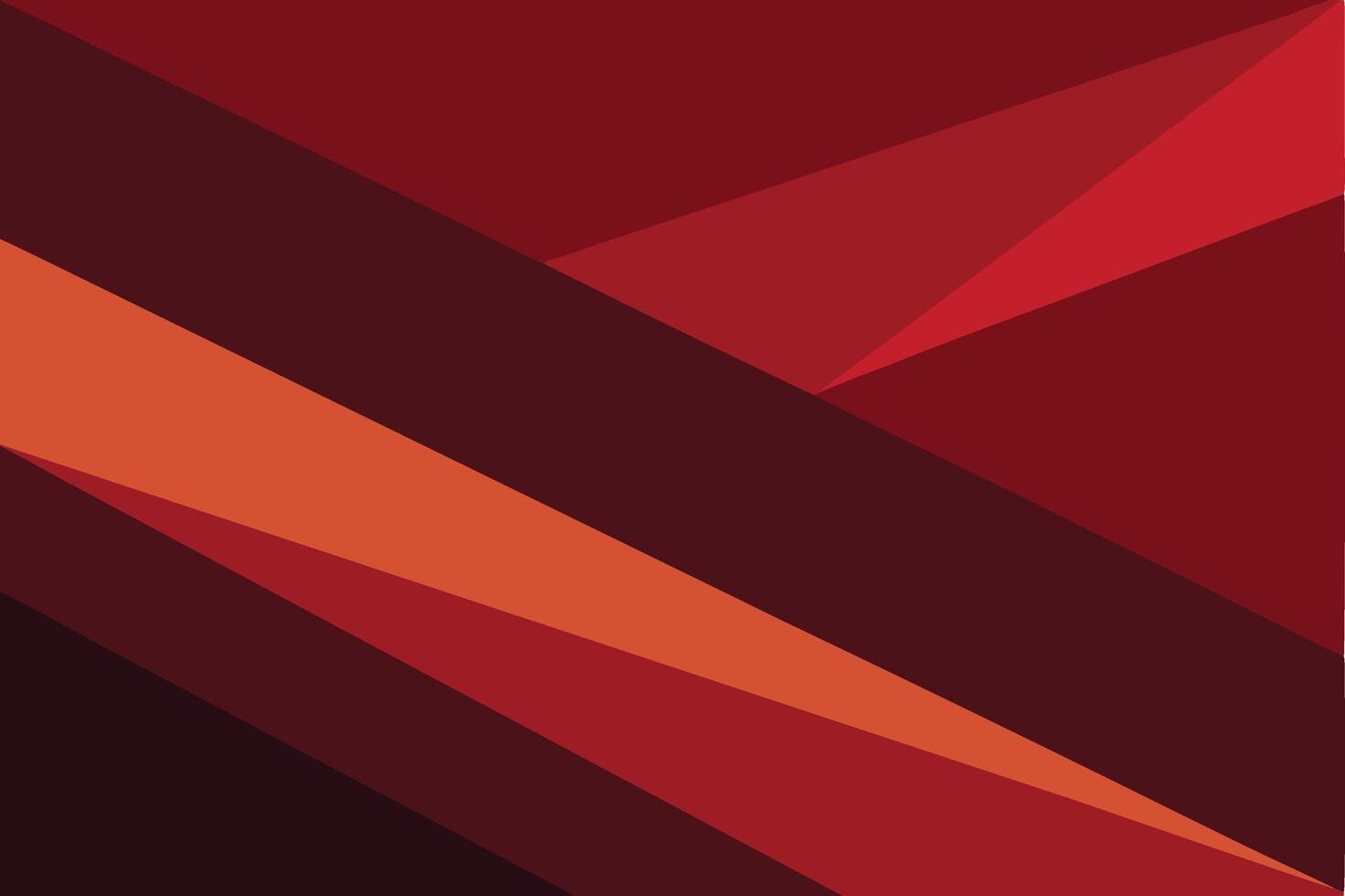 Abstract Geometric Red and Orange Background Design vector