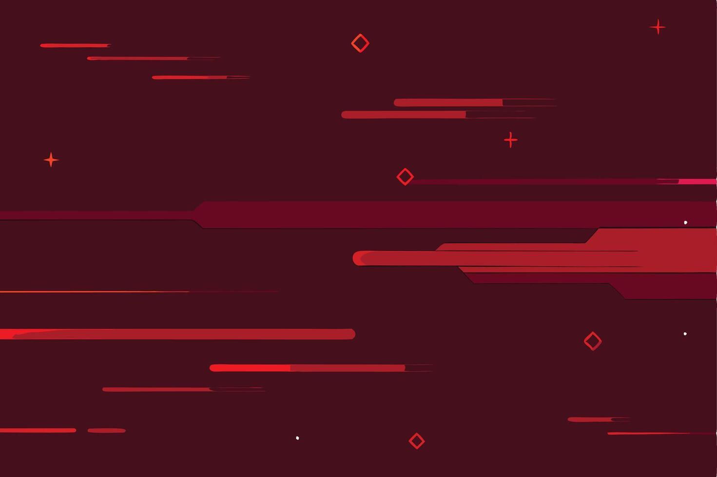Abstract Red Geometric Shapes Background Design vector