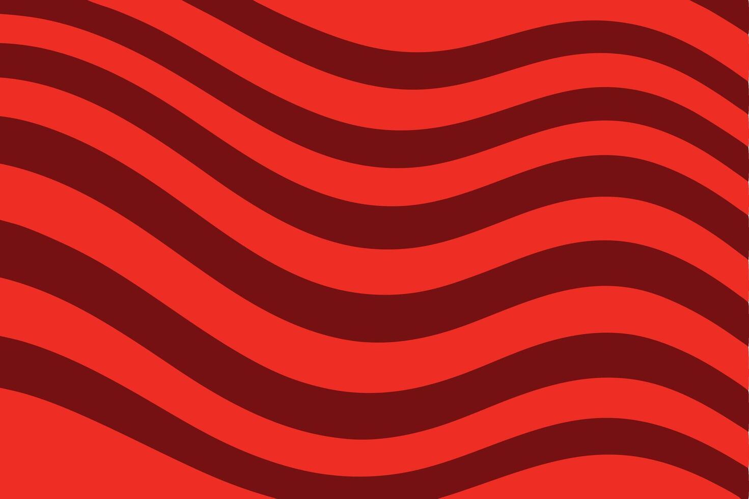 Abstract Red and Maroon Wavy Stripes Pattern vector