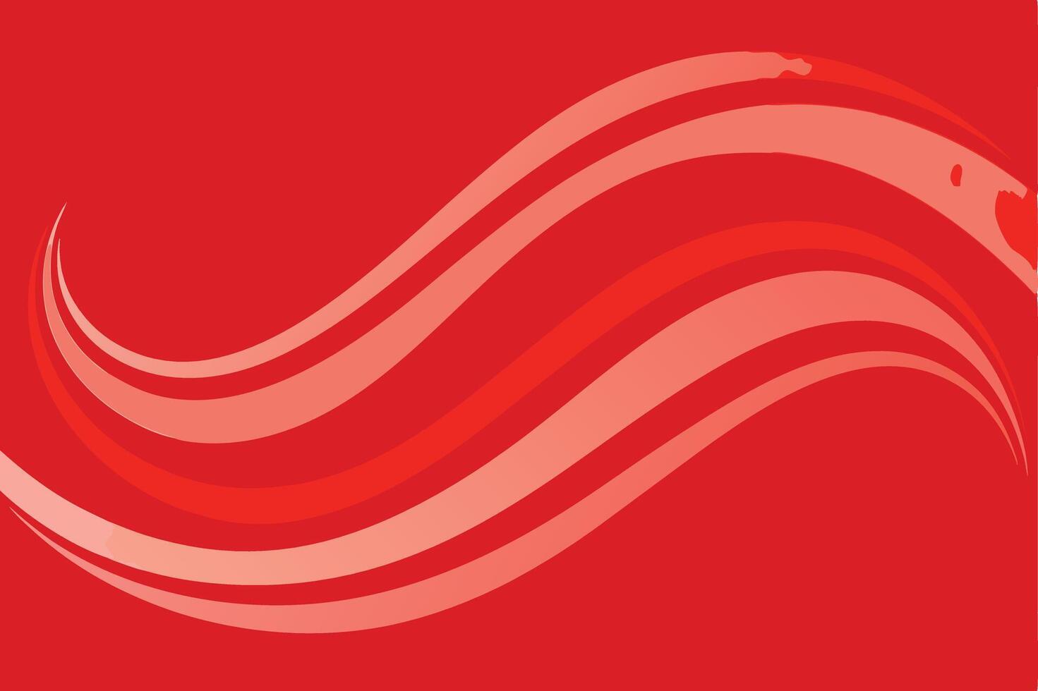 Abstract Red and Pink Swirling Lines Background vector