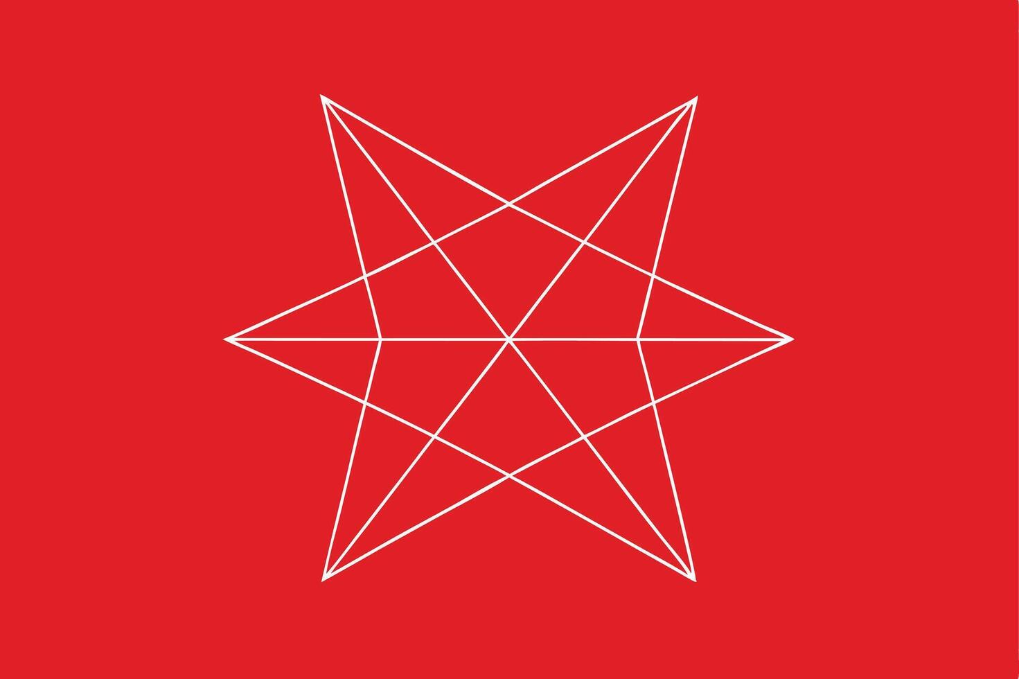 Red Background with White Lines Abstract Design vector