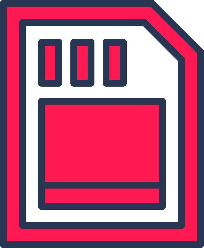 Camera Drive Line Half Filled vector