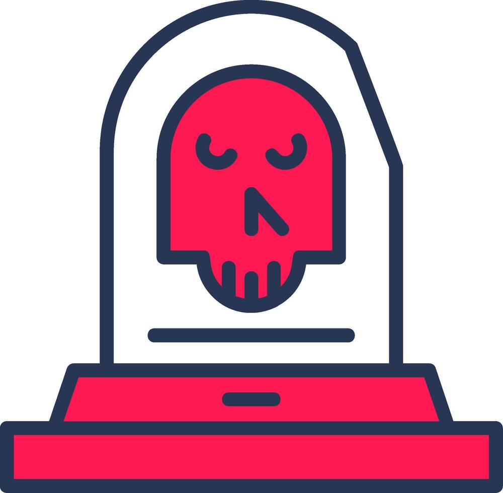 Halloween Line Half Filled vector