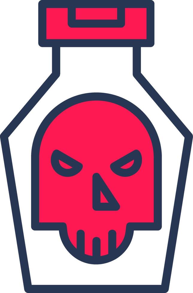 Poison Line Half Filled vector