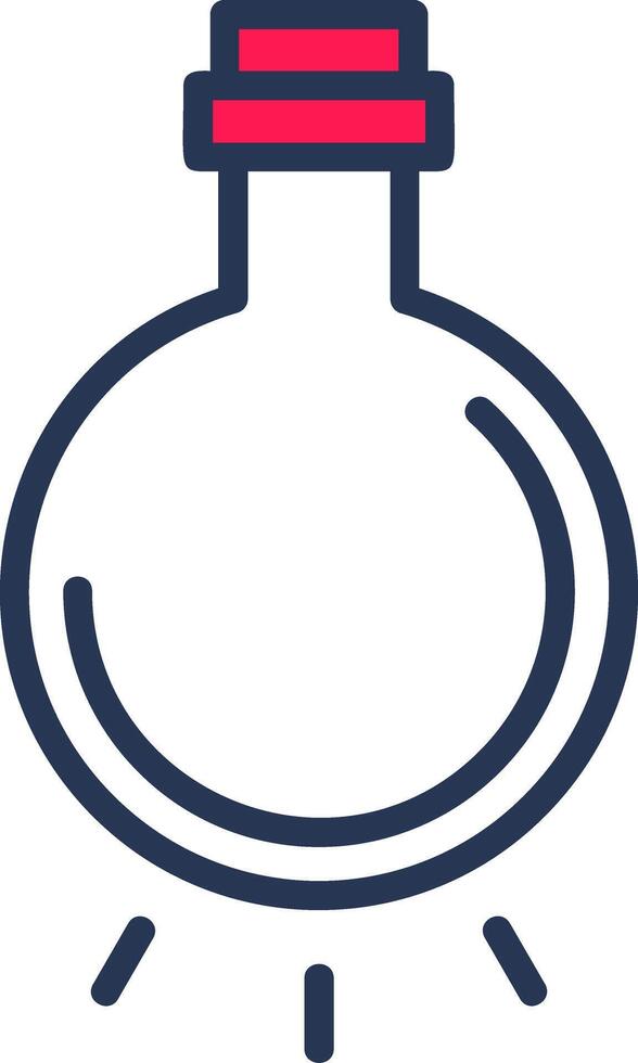 Light Bulb Line Half Filled vector
