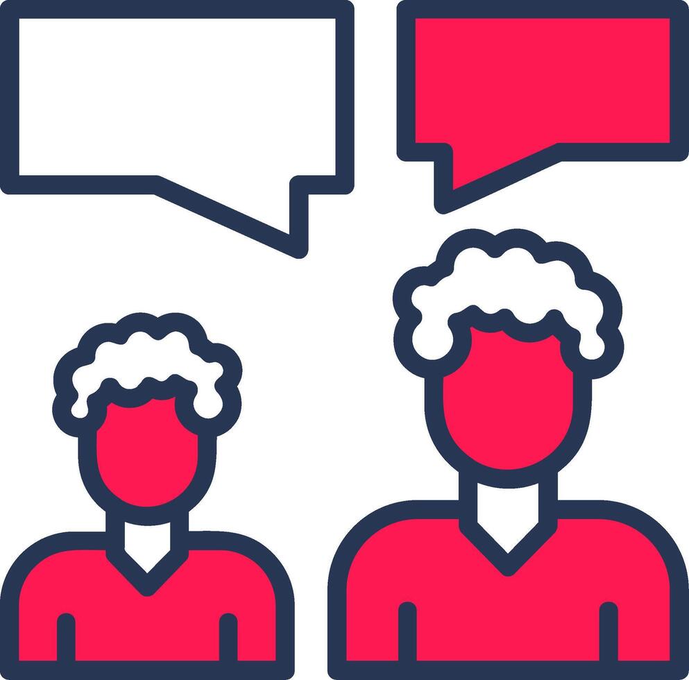 Discussion Line Half Filled vector