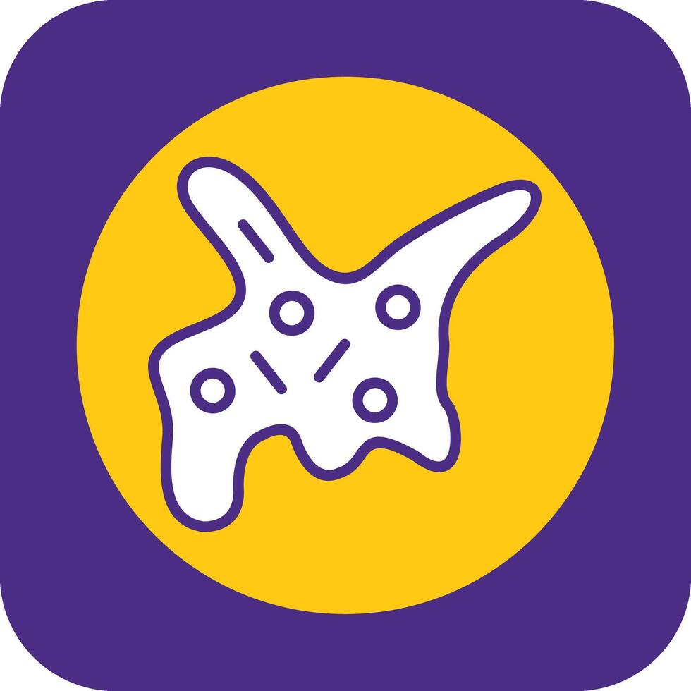 Ectoplasm Filled Curve Icon vector