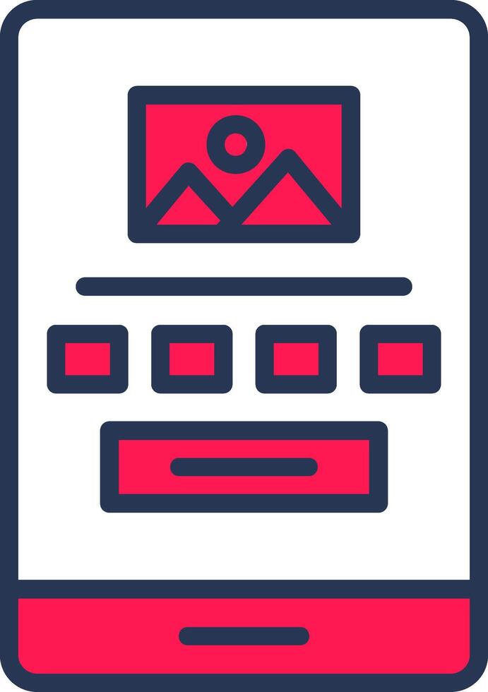 High Fidelity Wireframe Line Half Filled vector