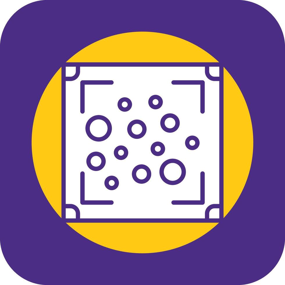 Heat Maps Filled Curve Icon vector