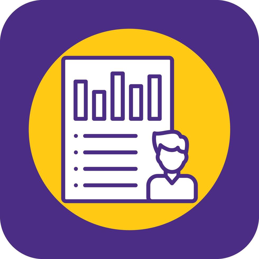 User Scenarios Filled Curve Icon vector