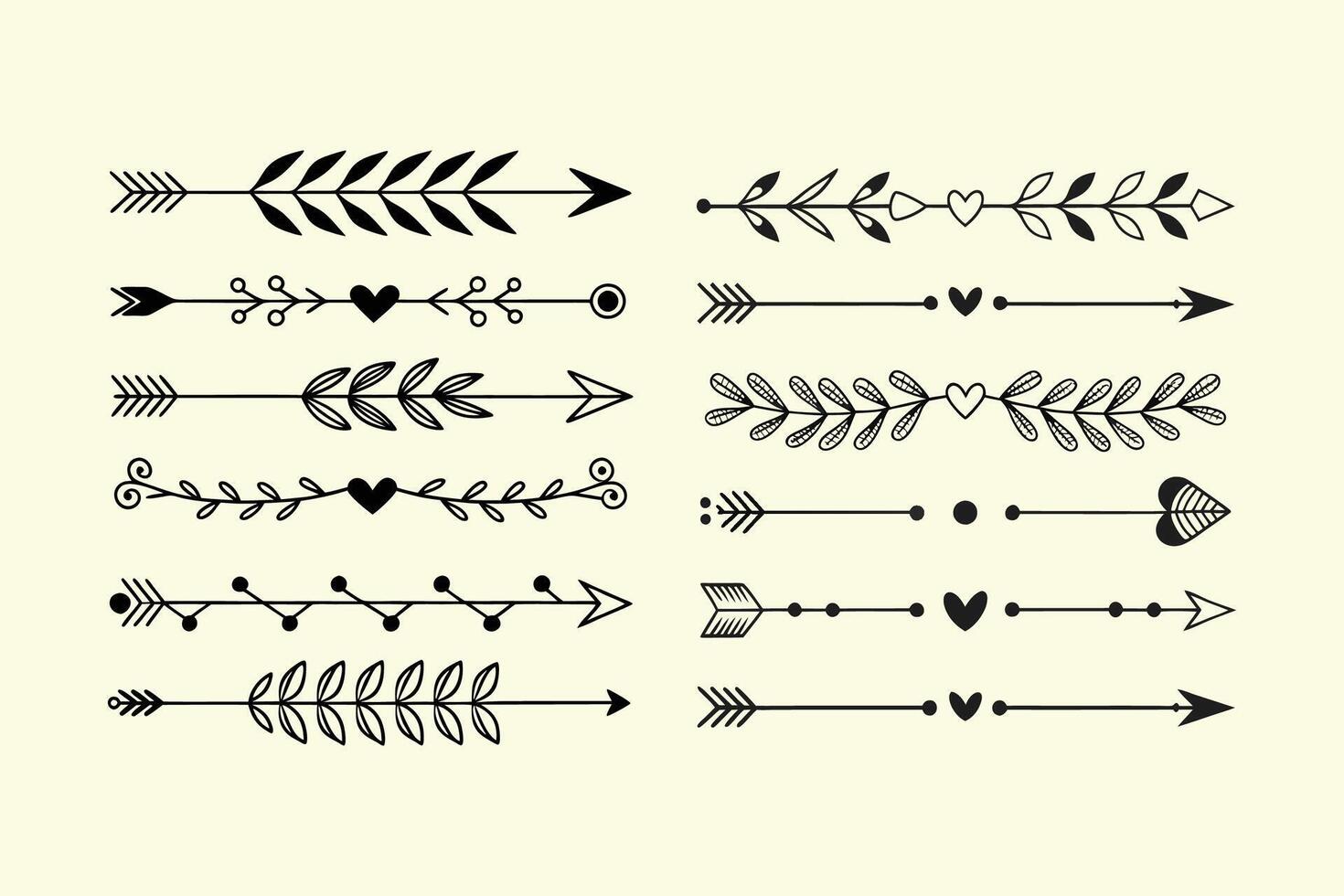 Elegant Ornamental Border Pack vector