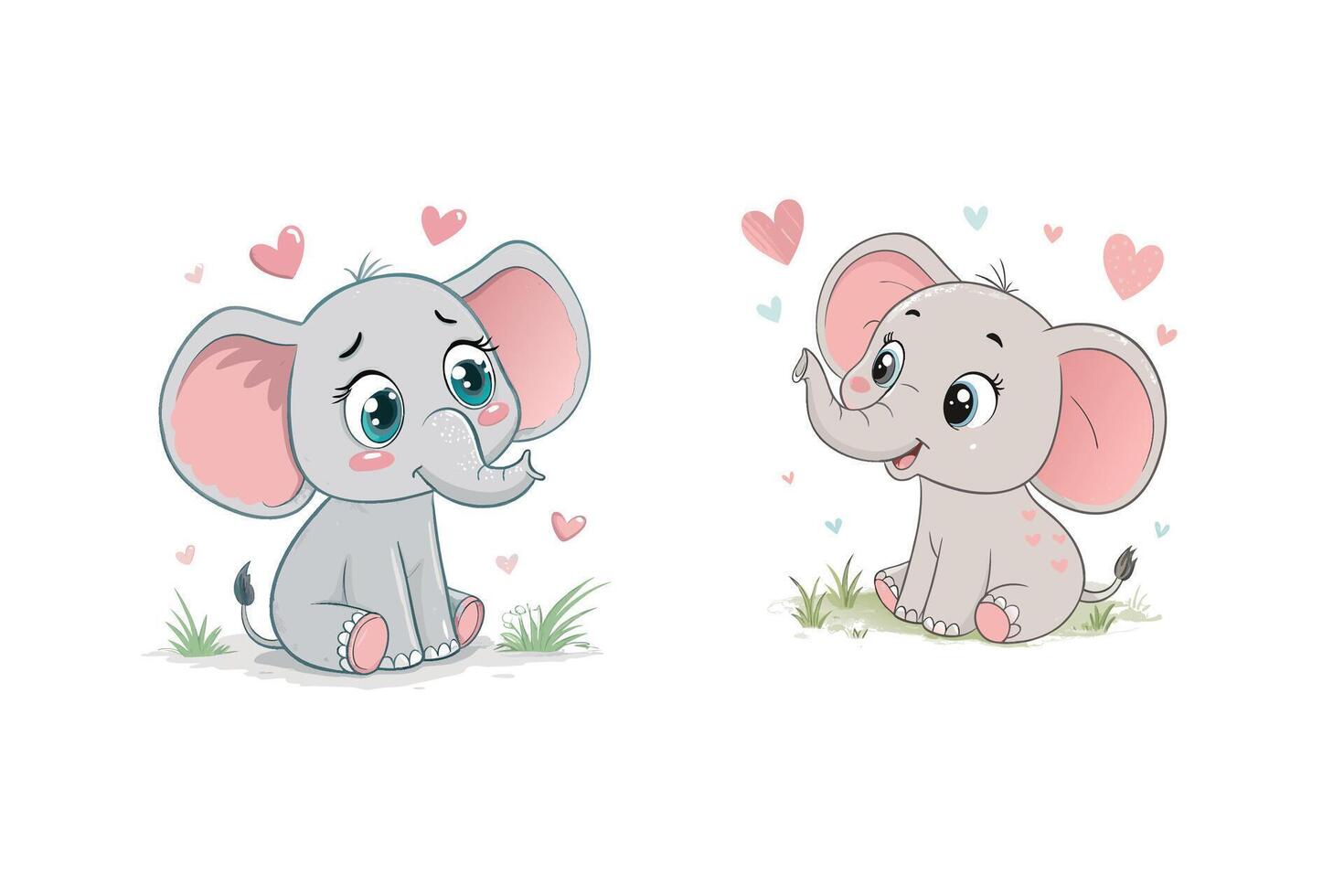 best Baby Elephant vector