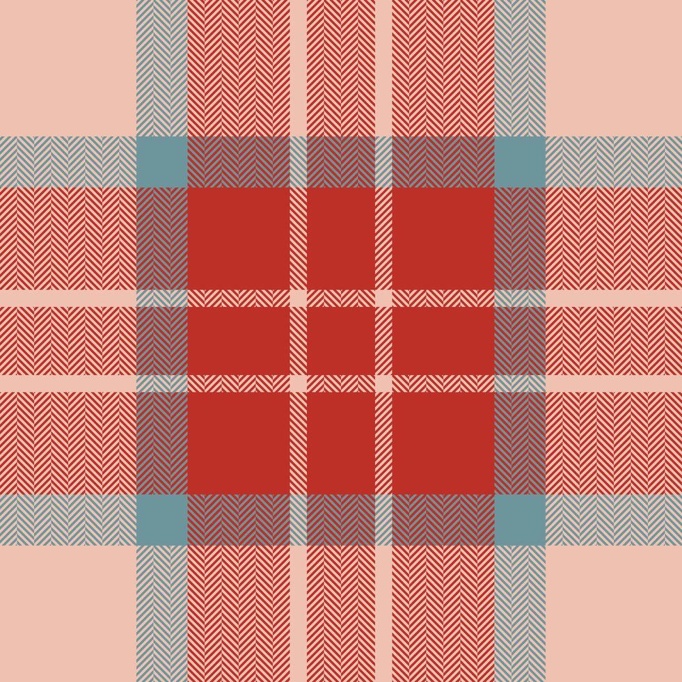 Plaid check pattern. Seamless fabric texture. Tartan textile print. vector