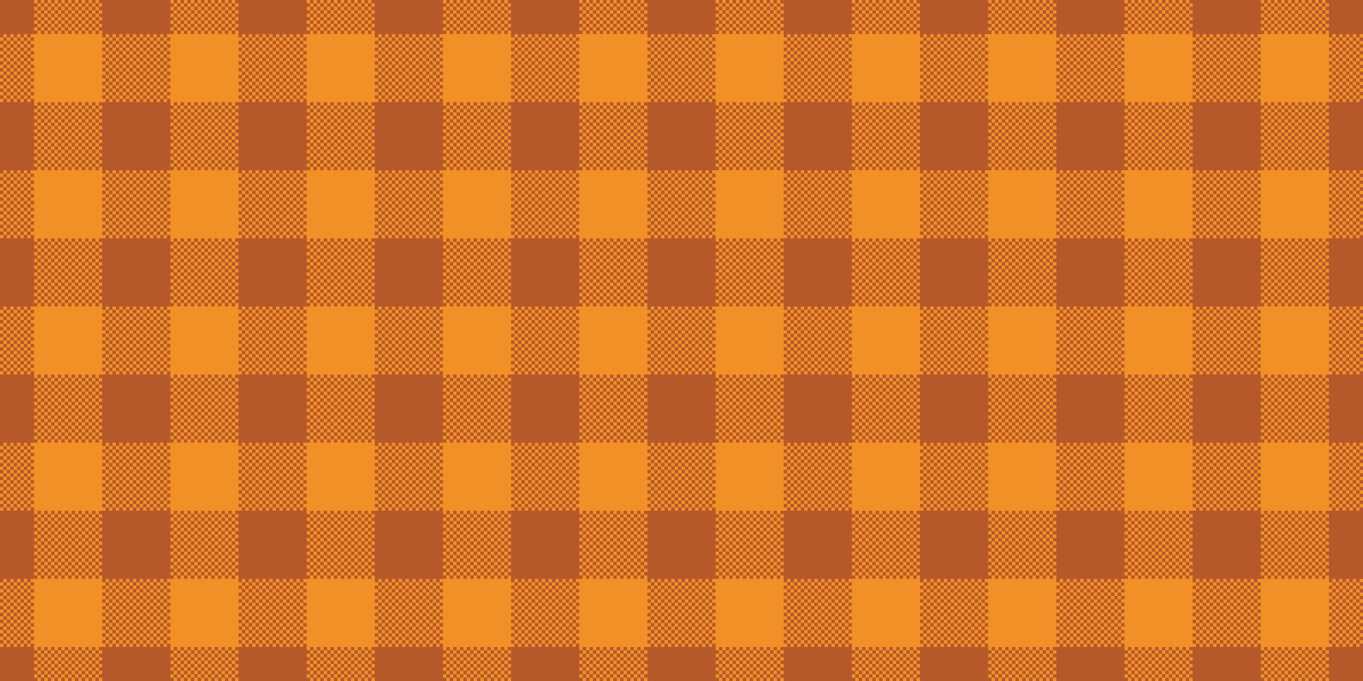 Structure textile plaid tartan, new fabric background check. Mesh pattern texture seamless in orange color. vector