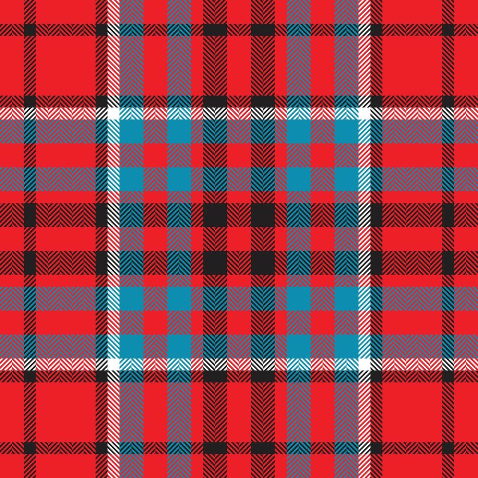 Plaid check pattern. Seamless fabric texture. Tartan textile print. vector