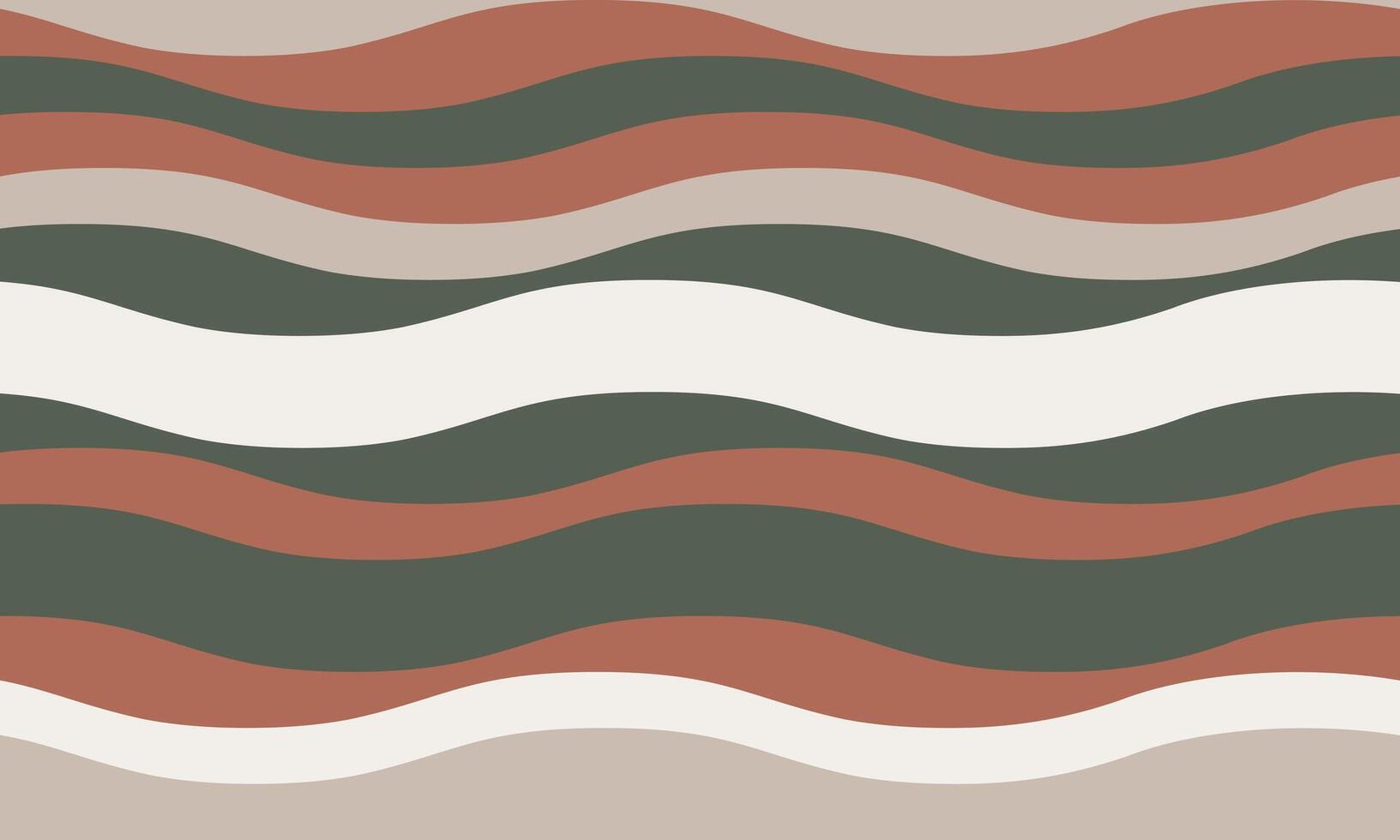 Abstract background with wavy stripes in vibrant colors, creating a rippled, liquid effect. Smooth curves and textured lines add elegance, vitality, and creativity. Ideal for wallpaper or textile. vector