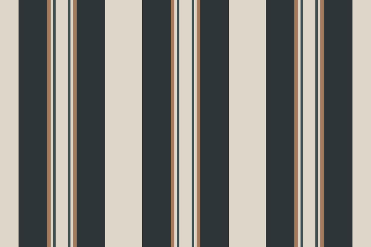 Fashionable pattern background fabric, comfort seamless vertical lines. Attire texture stripe textile in light and dark colors. vector