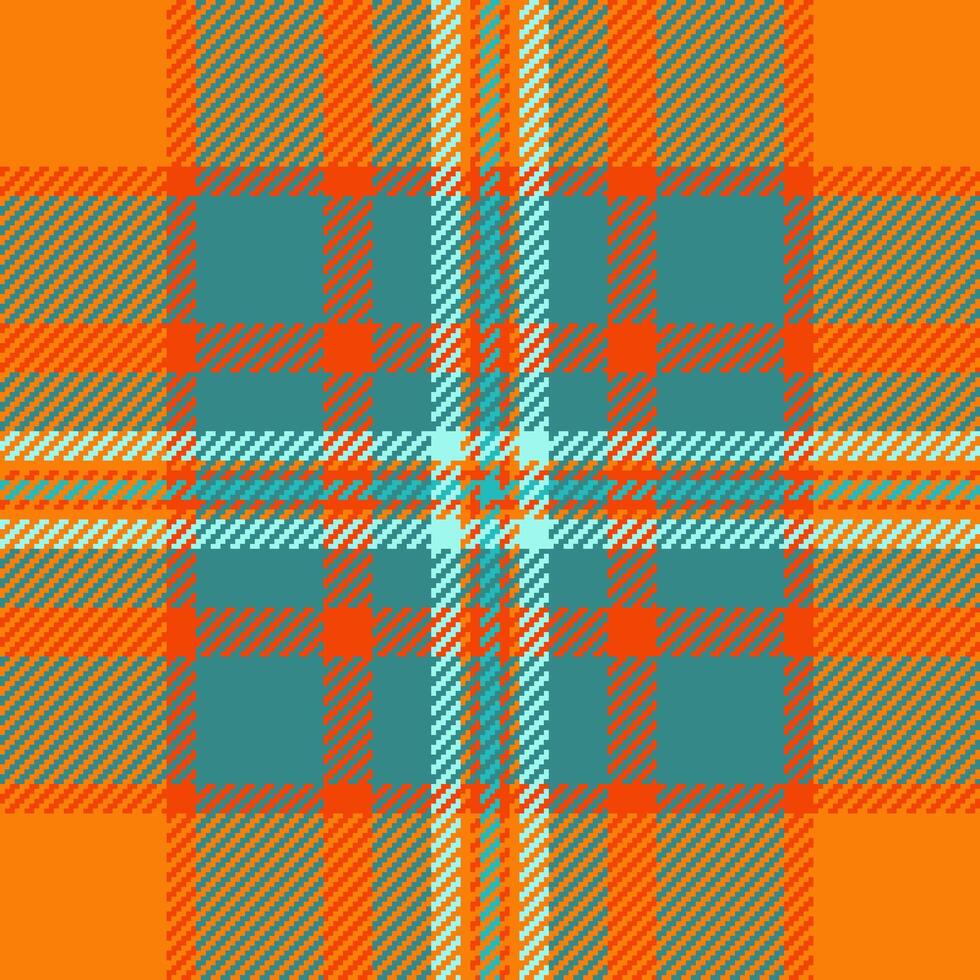 Textile design of textured plaid. Checkered fabric pattern swatch for shirt, dress, suit, wrapping paper print, invitation and gift card. vector