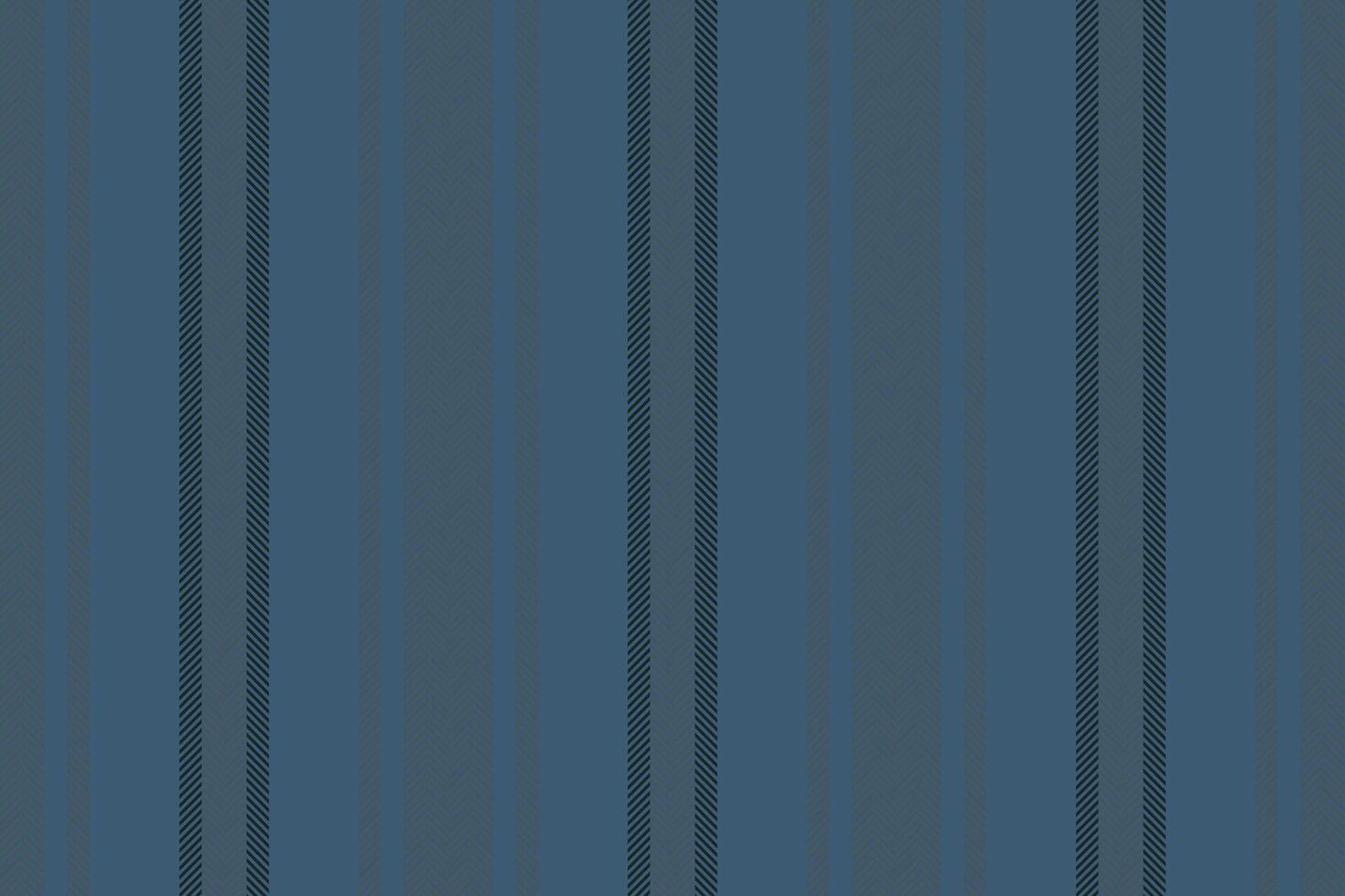 Strip stripe texture pattern, bed fabric seamless background. Grand vertical textile lines in cyan and pastel colors. vector