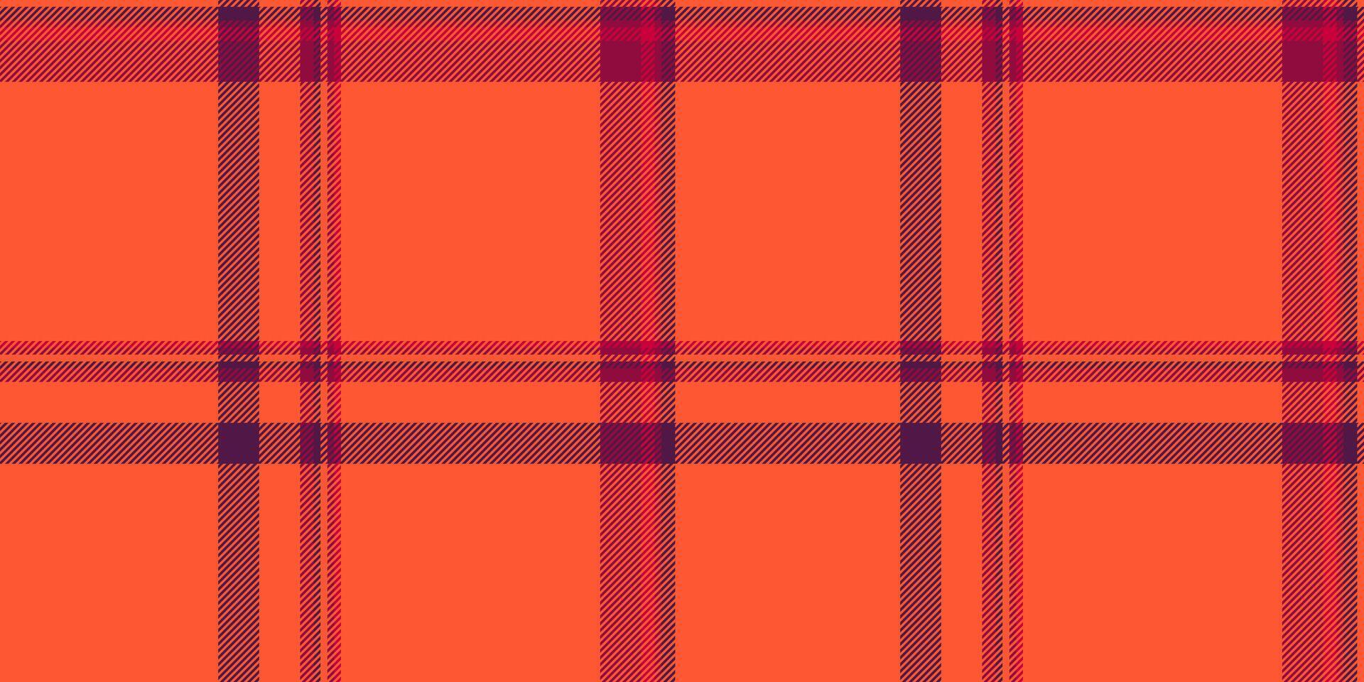 Plank plaid fabric texture, outside check pattern . Periodic textile seamless background tartan in red and pink colors. vector