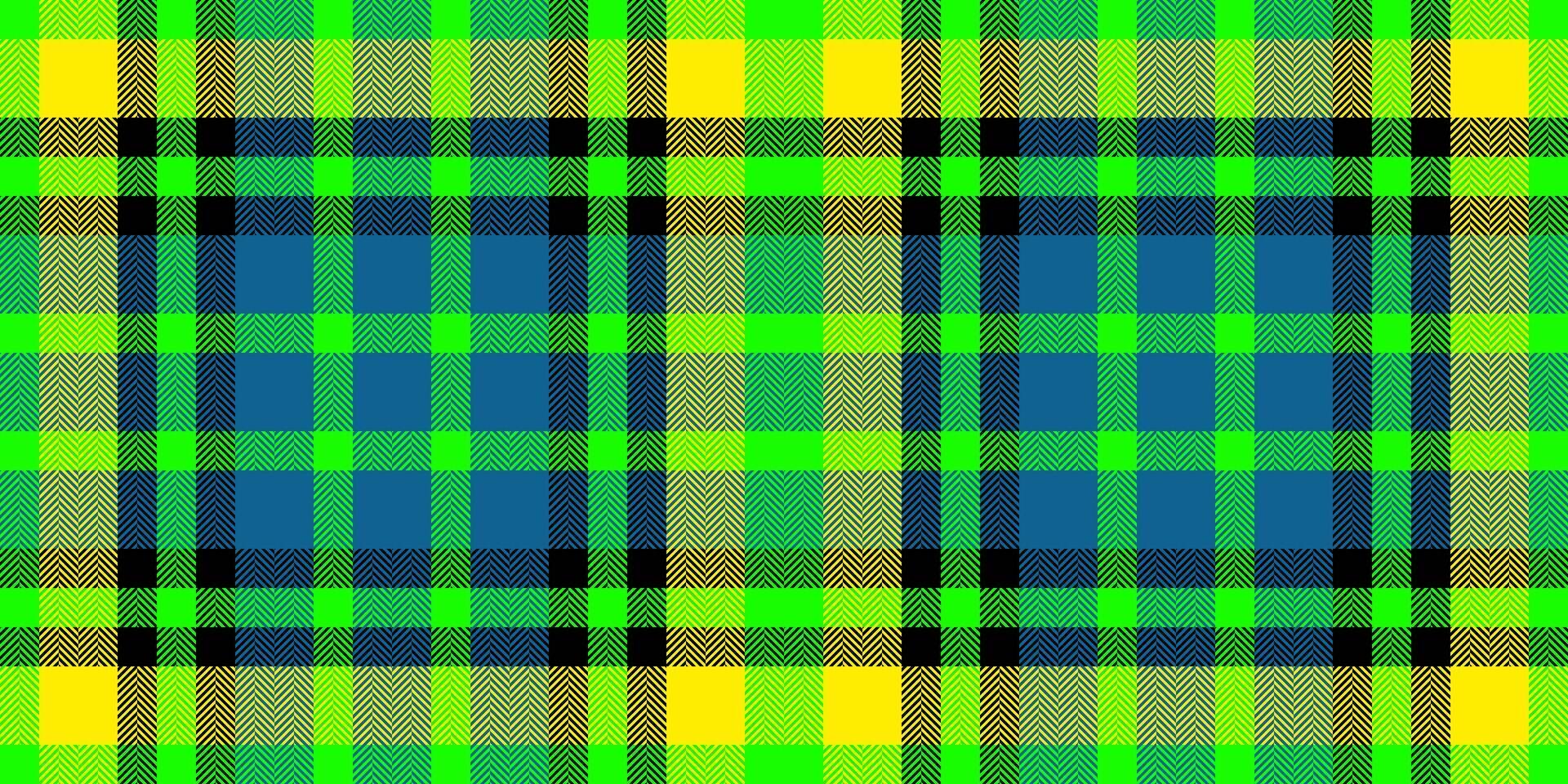 Soft textile texture background, throw tartan fabric. Exotic pattern seamless plaid check in bright and cyan colors. vector