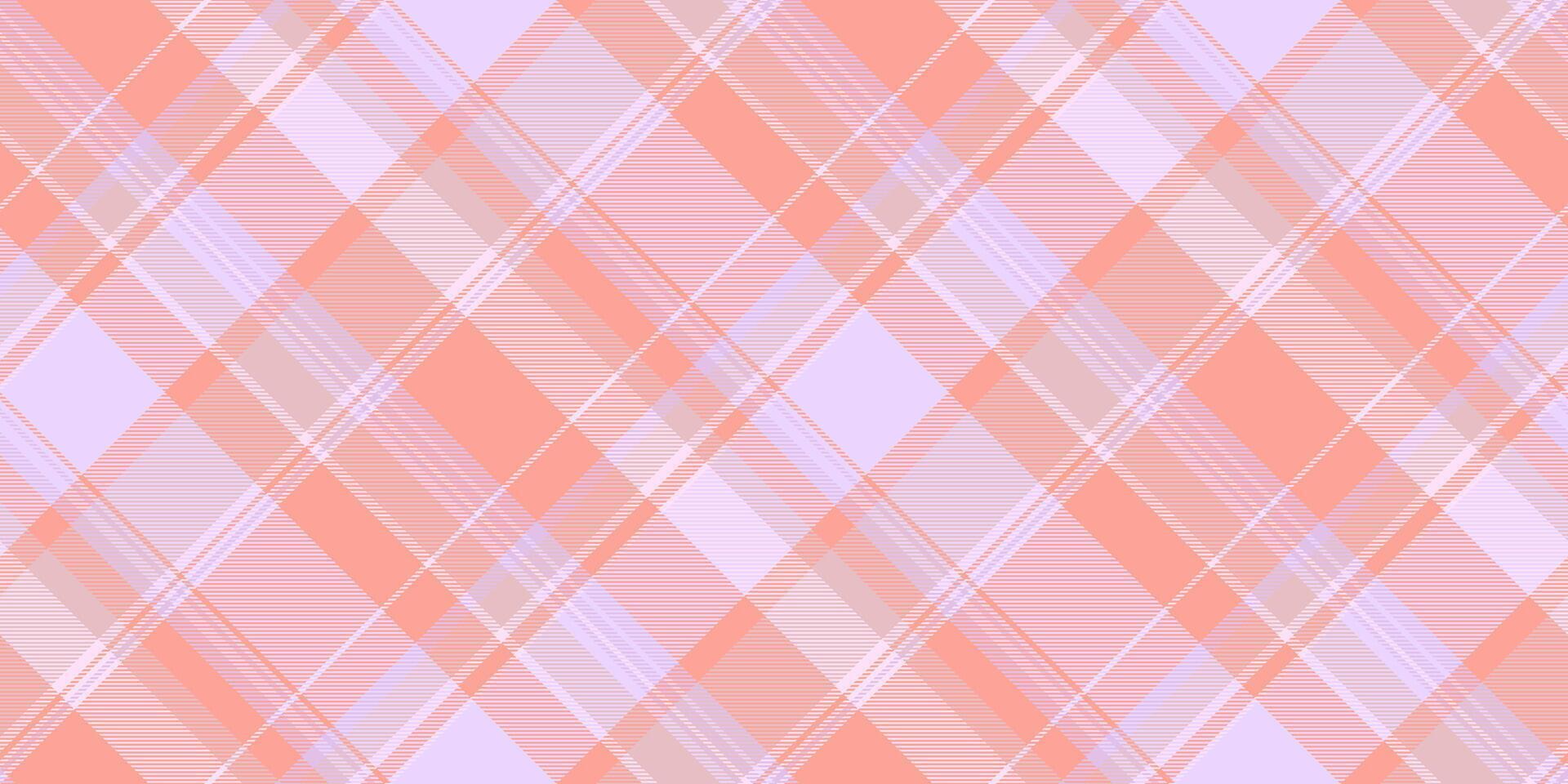 Scratch background tartan texture, track plaid seamless fabric. Image pattern textile check in light and red colors. vector