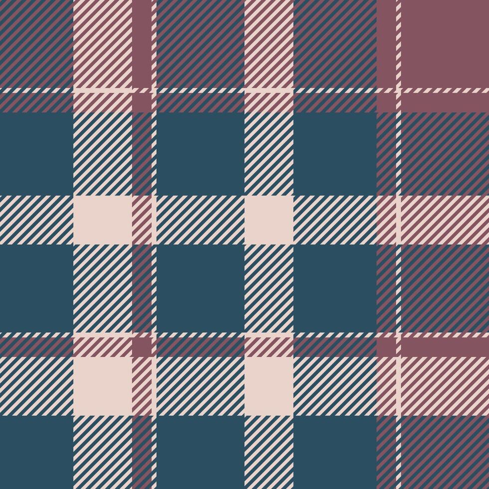 Serene tartan plaid , vibrant textile fabric seamless. Figure pattern background texture check in cyan and red colors. vector