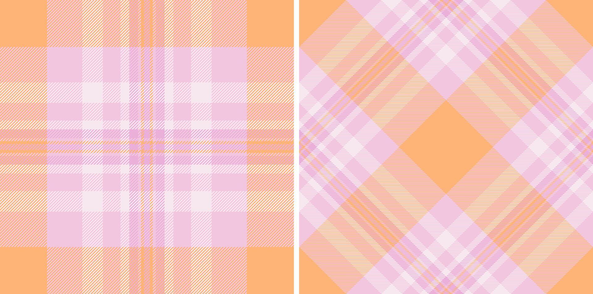 Textile texture fabric of background seamless plaid with a tartan pattern check . Set in pastel colors for stylish picture ideas for fashion inspiration. vector