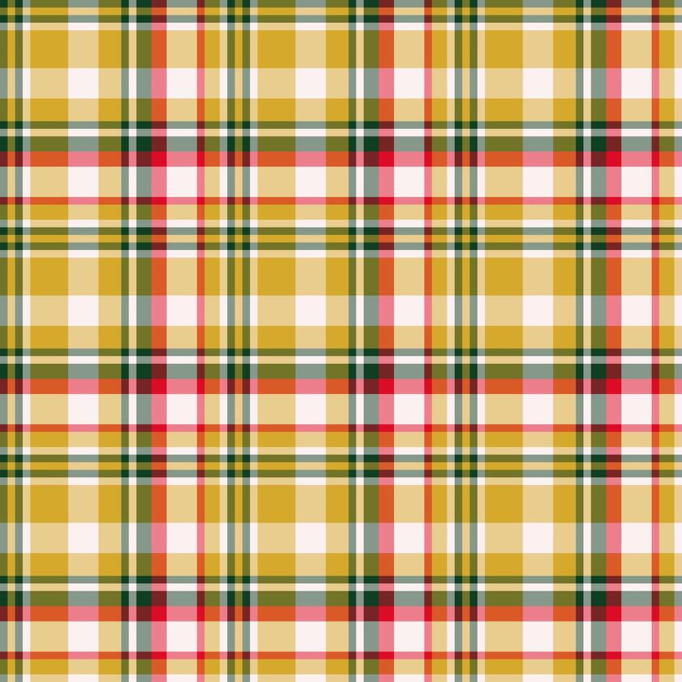 Plaid seamless pattern. background of textile ornament. Flat fabric design. vector