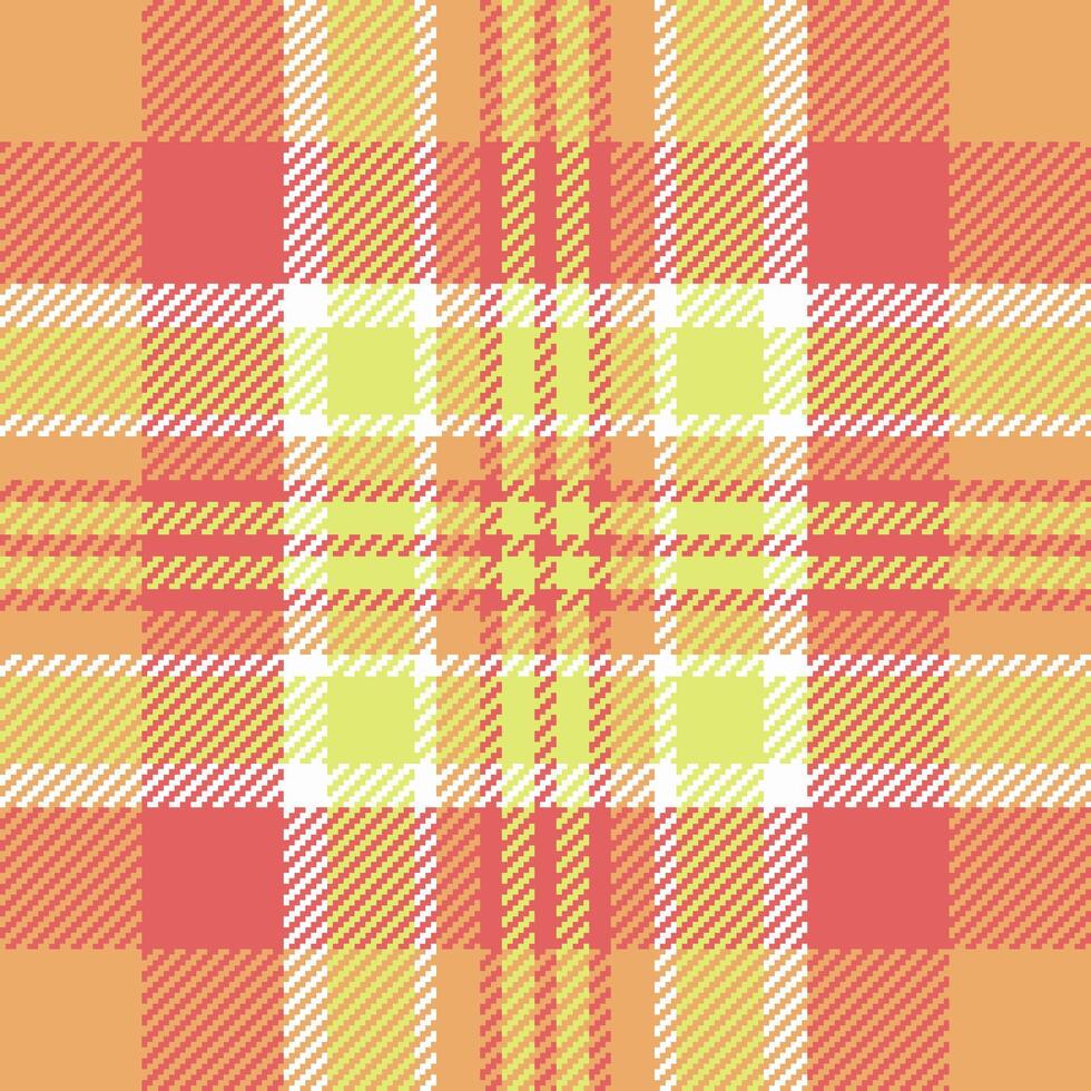 Textile design of textured plaid. Checkered fabric pattern swatch for shirt, dress, suit, wrapping paper print, invitation and gift card. vector