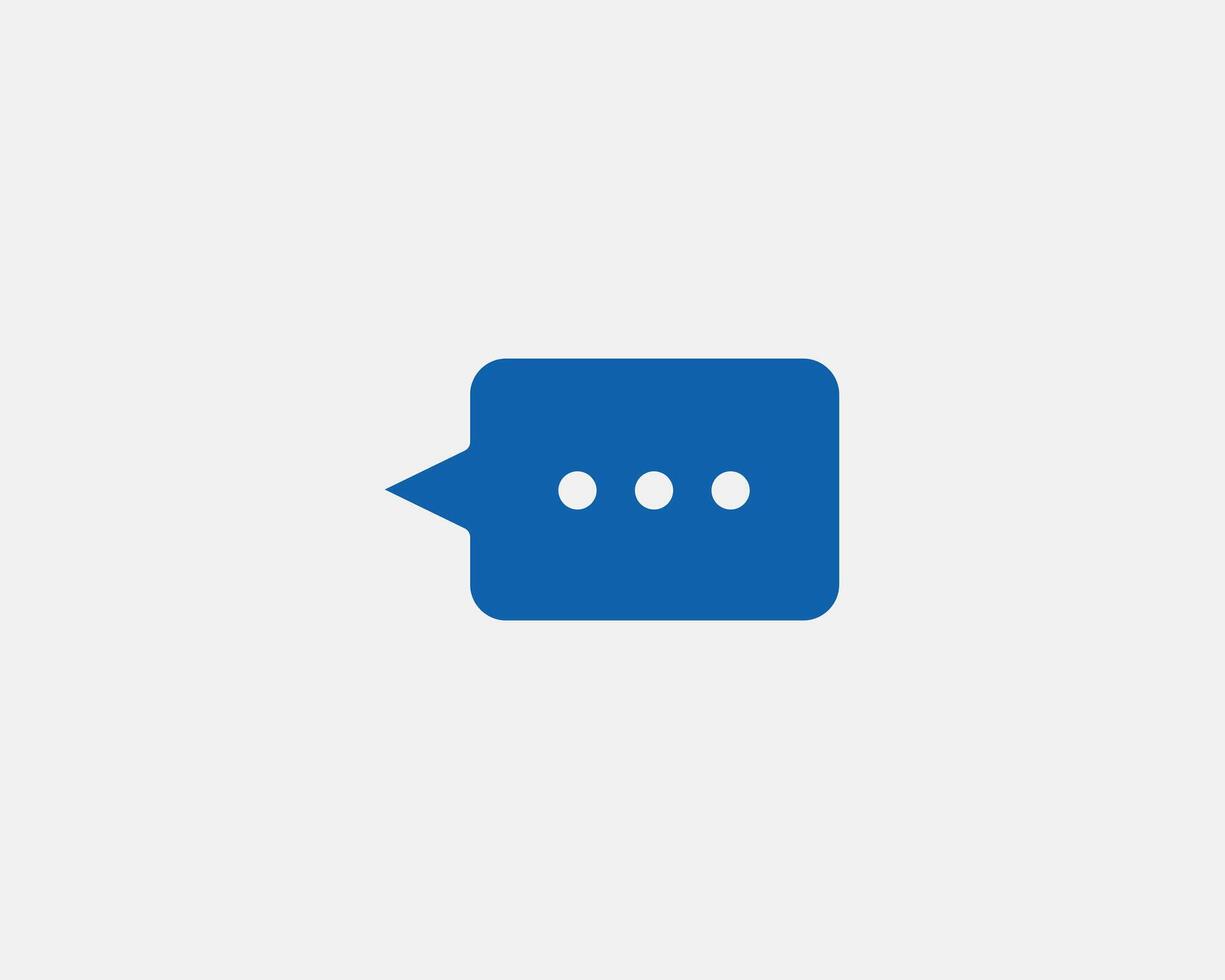 Chat icon design element. Talk bubble speech sign. Dialogue balloon. vector