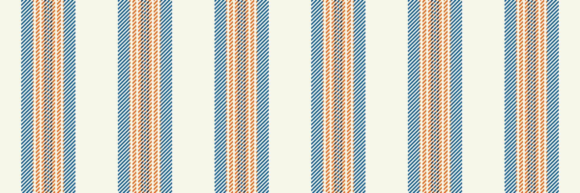 Minimal lines vertical texture, lovely fabric textile pattern. Mockup seamless stripe background in white and cyan colors. vector