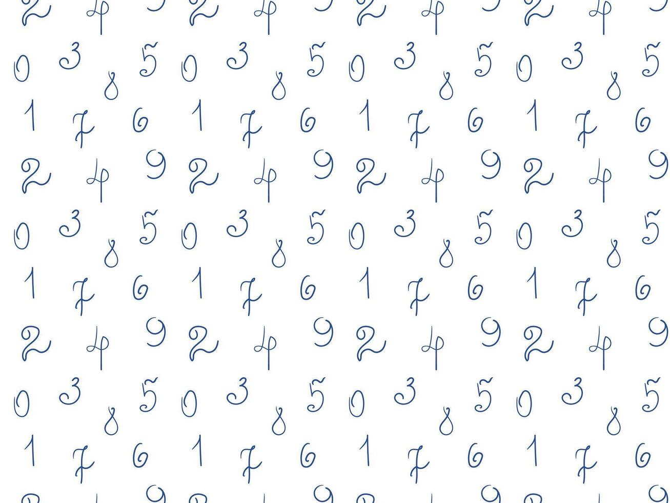 Education pattern seamless design. Back to school hand drawn background. vector