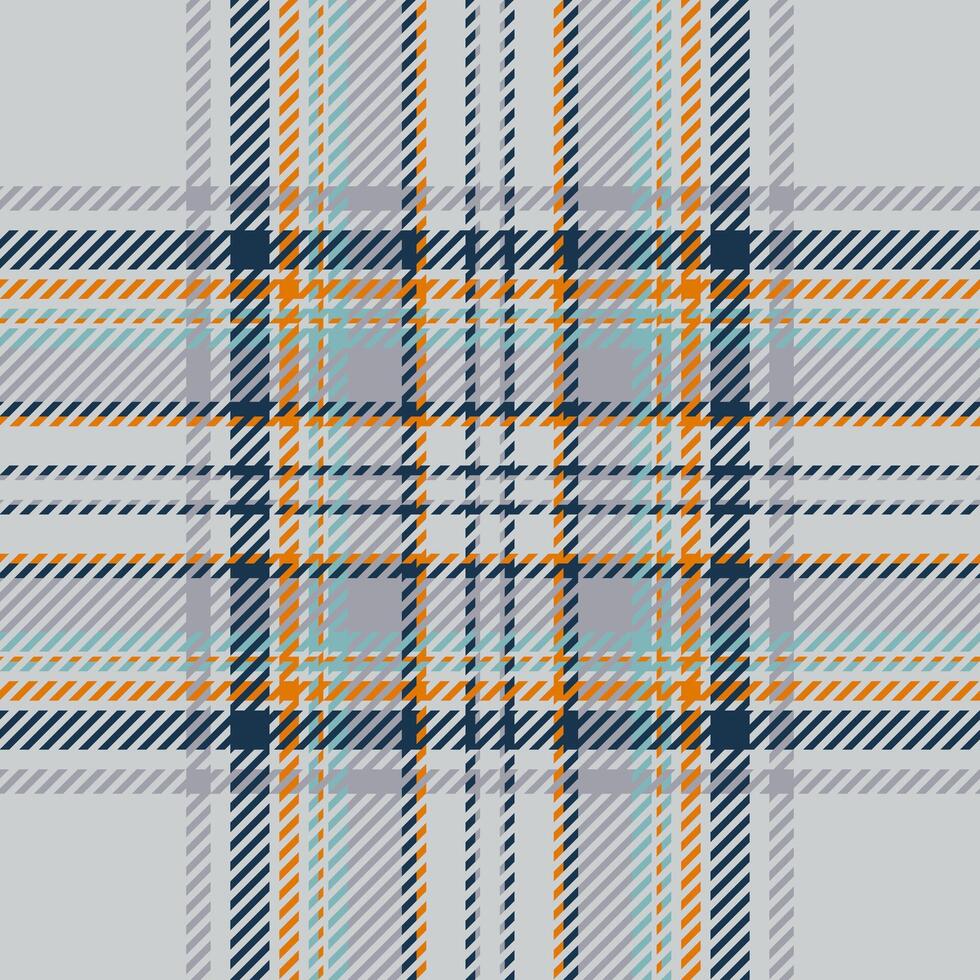 Plaid check pattern. Seamless fabric texture. Tartan textile print. vector