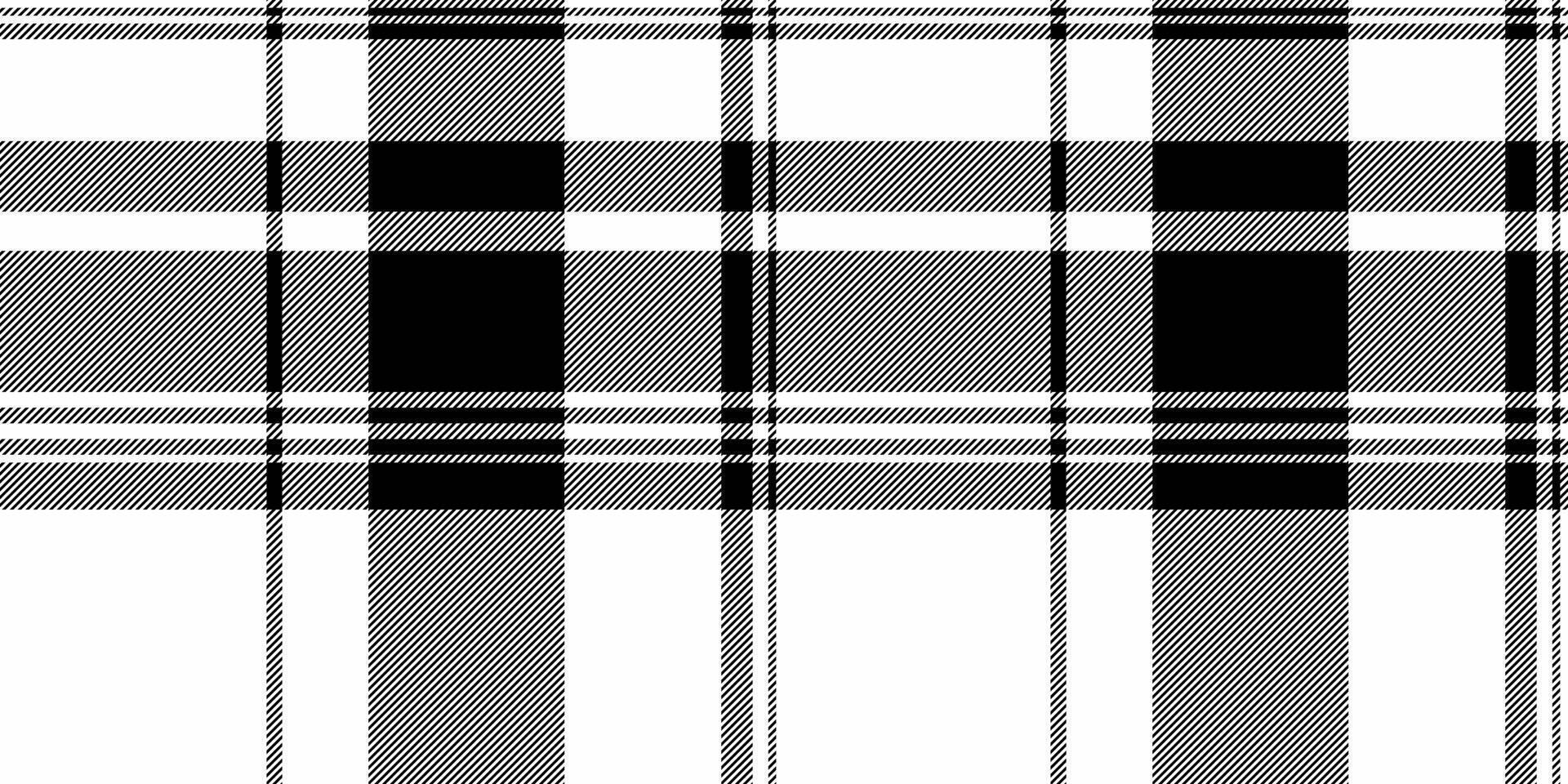 Event tartan textile , commercial texture seamless background. Classical pattern fabric check plaid in white and black colors. vector